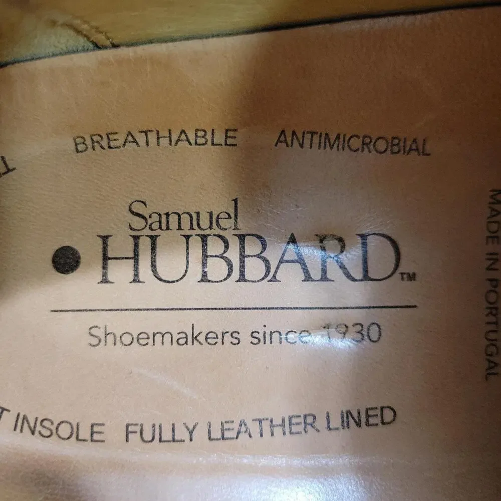 Samuel Hubbard Hubbard Free Dress Shoes Men 12M Black Leather Lace Up Derby